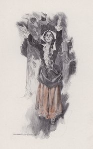 Illustration for Evangeline, A Tale of Arcadie, by Henry Wadsworth Longfellow by Howard Chandler (after) Christy
