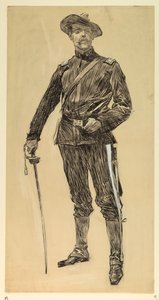 American Officer (Spanish American War) by Howard Chandler Christy