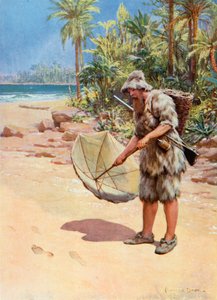 Illustration for Robinson Crusoe by Howard Davie