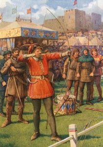 Robin Hood at the May-Day Revels by Howard Davie