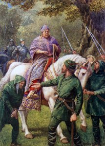 Robin Hood meets the Bishop of Hereford by Howard Davie
