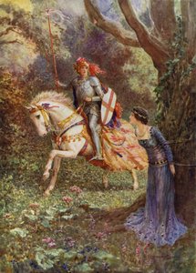 St George saw a lady of surpassing beauty by Howard Davie