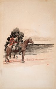 Bandits on Horseback by Howard Pyle