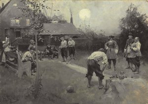 Bowling by Howard Pyle