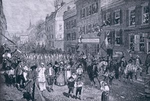 Carnival at Philadelphia, Illustration from 