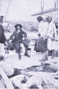 Colonel Brett and the pirate, from Howard Pyles Book of Pirates by Howard Pyle