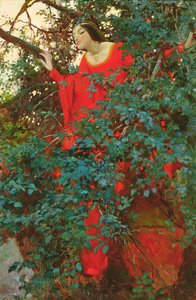 So for a heart-beat she saw him, from 