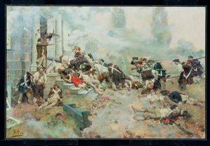 The Attack Upon the Chew House, from 