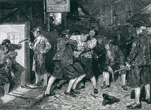 The Press Gang in New York, from Harper