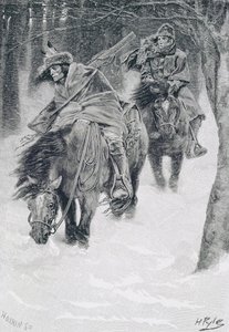 Travelling in Frontier Days, illustration from 