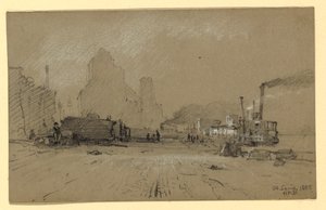At the Mississippi in St. Louis, 1887 by Howard Russell Butler