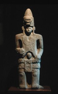 Statue, post classic period (900-1521) by Huaxtec Huaxtec