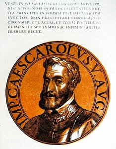 Medallion portrait of Charles V, Holy Roman Emperor