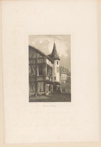 View of a House with Tower in Nuremberg (Fragments of Landscapes)