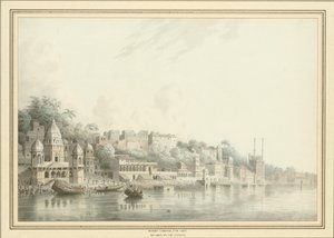 Benares on the River Ganges by Hubert Cornish