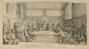 A Representation of the Lord Mayor, Court of Aldermen and Common Council by Hubert Francois Gravelot