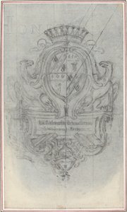 Coat of Arms with Two Eagles by Hubert Francois Gravelot