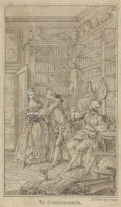 The Connoisseur by Hubert Francois Gravelot