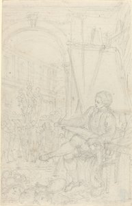 Self-Portrait by Hubert Francois Gravelot