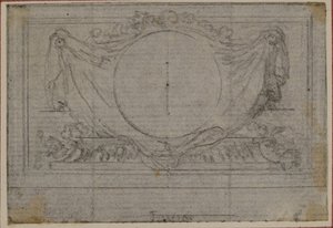 Study for Frontispiece in Tacitus "Tiberius, or The First Six Books of the Annals", Book V by Hubert Francois Gravelot