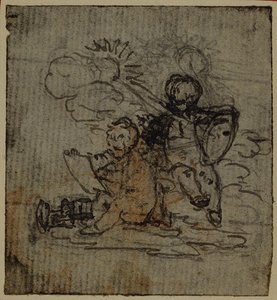 Study for Vignette-Frontispiece of Tacitus "Tiberius, or The First Six Books of the Annals", Vol. 1