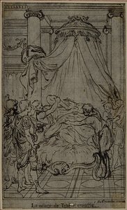 Study for an illustration in Tacitus "Tiberius, or The First Six Books of the Annals", Book VI, Vol. 3, Final Study by Hubert Francois Gravelot