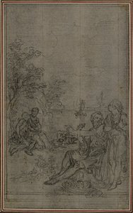 Study for the Vignette of Lucretius
