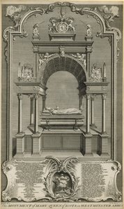 The Monument of Mary Queen of Scots by Hubert Francois Gravelot