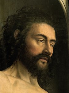 Detail of Adam, from the Left Wing of the Ghent Altarpiece by Hubert & Jan van (1390 1441) Eyck