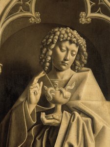 John the Apostle, from the Ghent Altarpiece (detail)