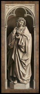 St. John the Evangelist, from the exterior of the right wing of The Ghent Altarpiece