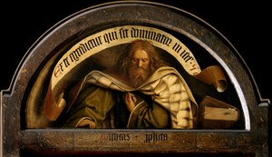 The Prophet Micah by Hubert & Jan van (1390 1441) Eyck