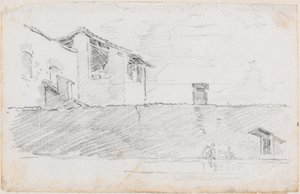 Housetops behind a Wall