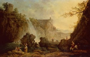 Landscape with Waterfall