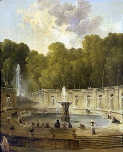 Washerwomen in a Park by Hubert Robert