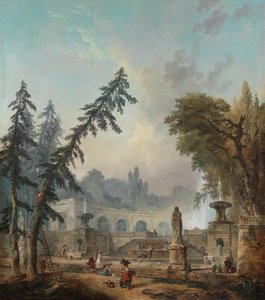 Park Landscape by Hubert Robert