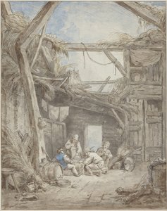 Ruined Farm by Hubert Robert