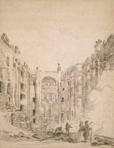 Ruins of the Opera After the Fire of 1781