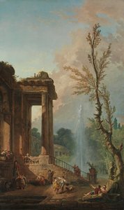 The Portico of a Country Mansion