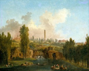 View of the Park of Méréville by Hubert Robert
