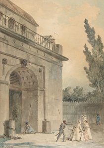 Visitors Leaving a Prison