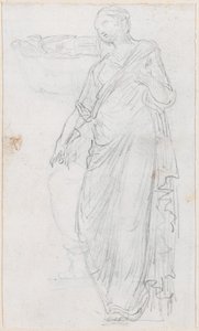 Woman in Toga by Hubert Robert