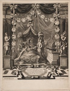 A Noble Lady on Her Deathbed by Hubert Schaten