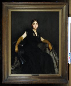 Entranced, or Lady in Black by Hubert von Herkomer