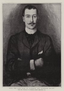 H R H the Late Duke of Clarence and Avondale, KG, KP by Hubert von Herkomer