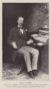 Mr T J Lipton, the Donor of £25,000 to the Princess of Wales