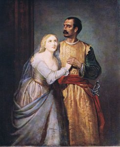 Othello and Desdemona