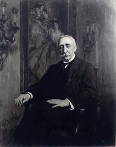 Portrait of Sir Carl Meyer (1851-1922) by Hubert von Herkomer