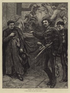 Rome, In Sanctuary by Hubert von Herkomer