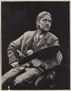 Self Portrait of British Artist Hubert Herkomer by Hubert von Herkomer